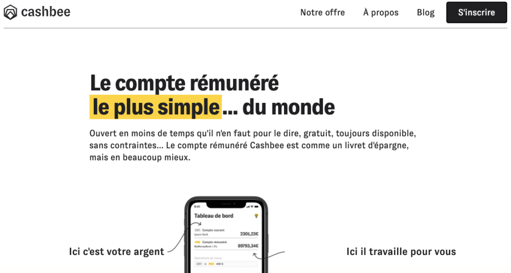 Avis cashbee : compte rémunéré