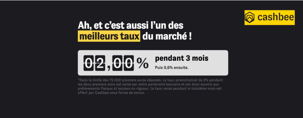 Avis Cashbee : rendement