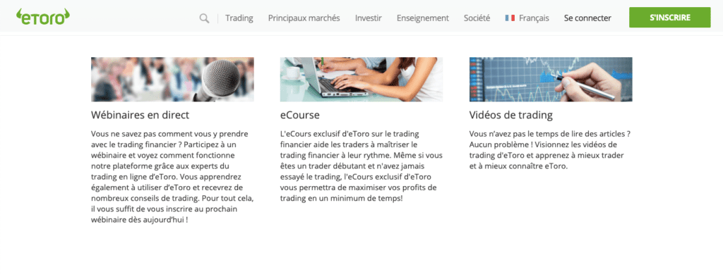 Degiro ou Etoro meilleure formation