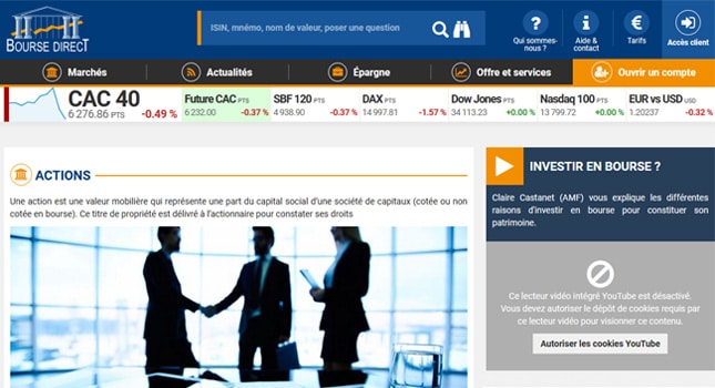 Meilleur PEA : Acheter des actions