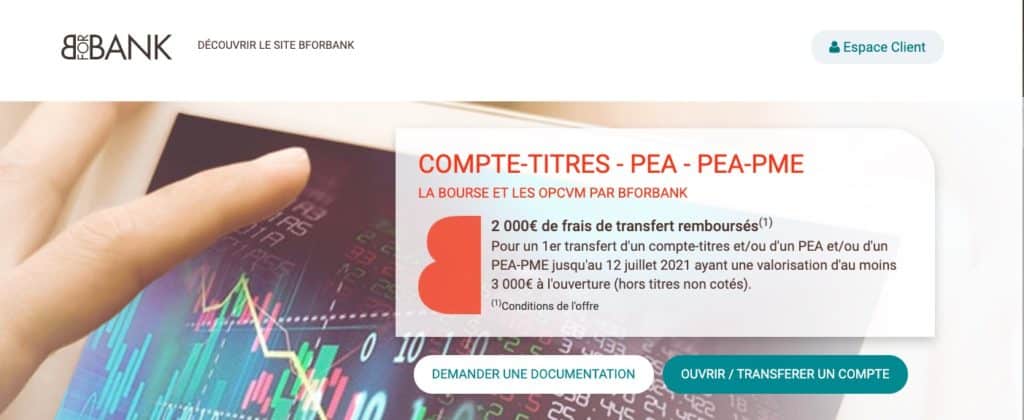 Quel avis sur Bforbank bourse ?