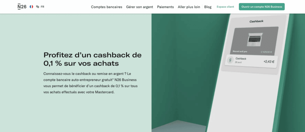 Quel avis N26 business standard sur les tarifs ?