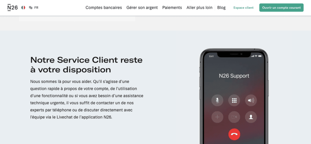 Quel avis N26 Business sur le service client ?
