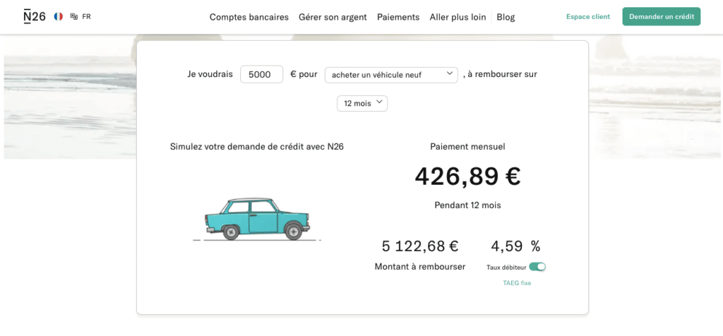 Avis n26 crédit