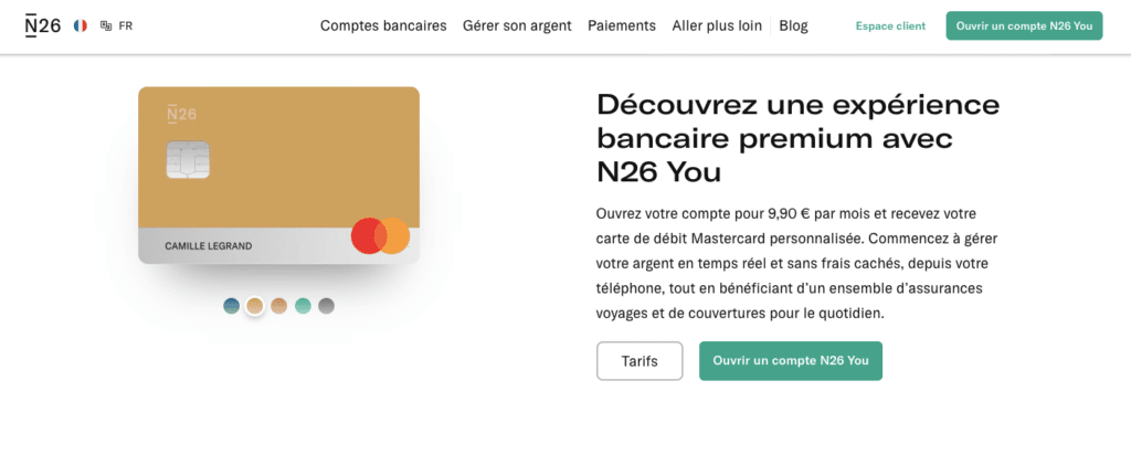 Quel avis N26 You sur l'appli mobile ?
