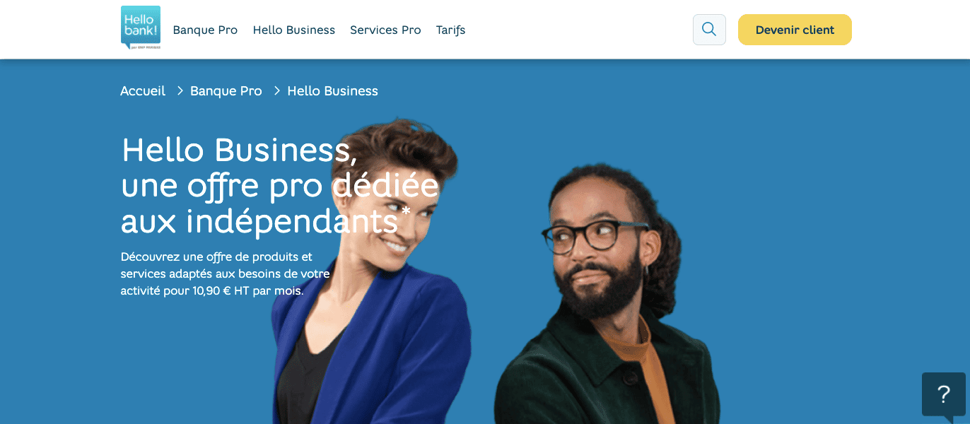 Crédit pro Hello bank! durée 