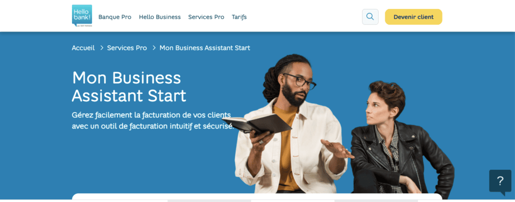 Banque pro Hello Business