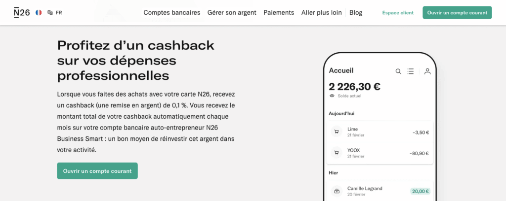 Notre avis sur le compte n26 business smart et ses tarifs