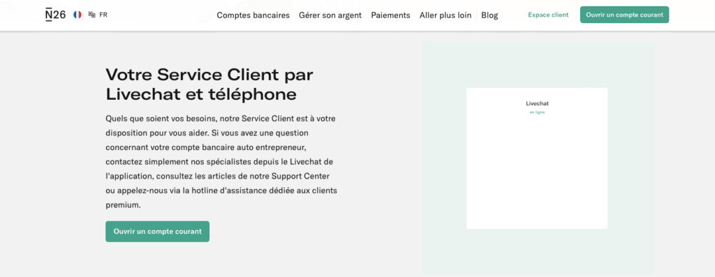 Quel avis N26 Business Smart sur le service client