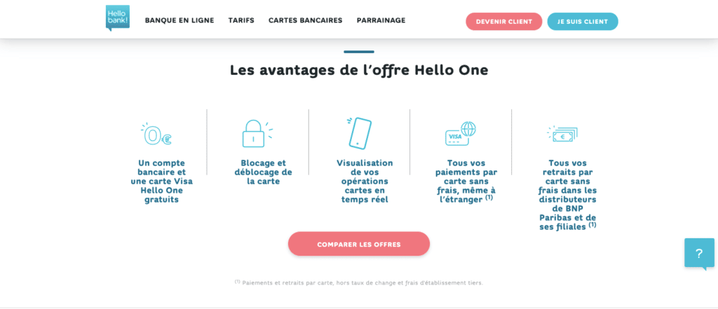 Quel avis Hello One sur les tarifs ?
