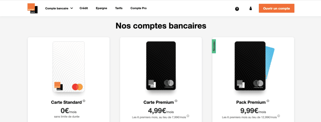 CB Orange Bank standard avis
