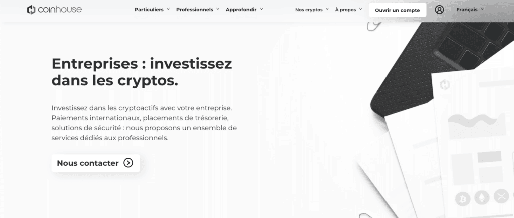 Quel avis Coinhouse sur le compte pro ?