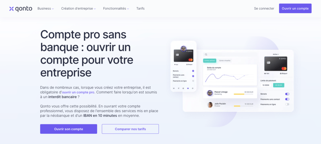 Comment ouvrir un compte pro Qonto ?