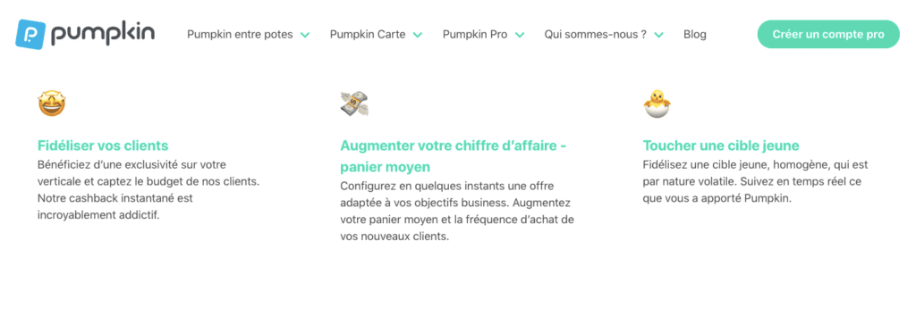 Quel avis Pumpkin sur l'offre pro ?