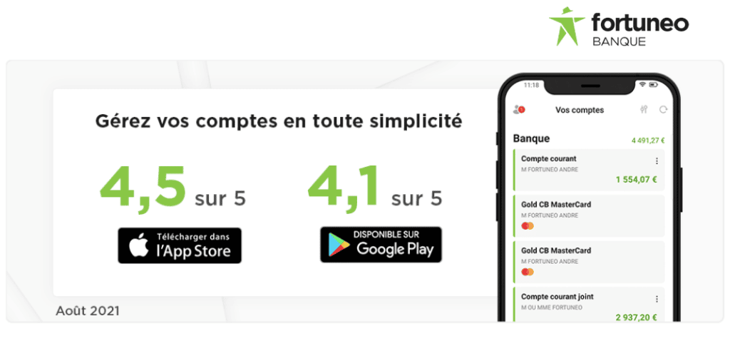 avis appli fortuneo banque