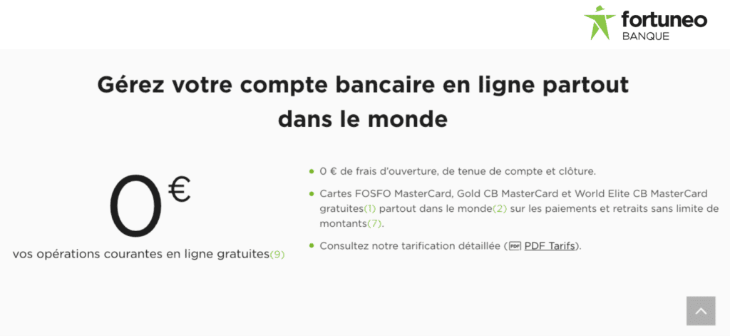 avantages fortuneo