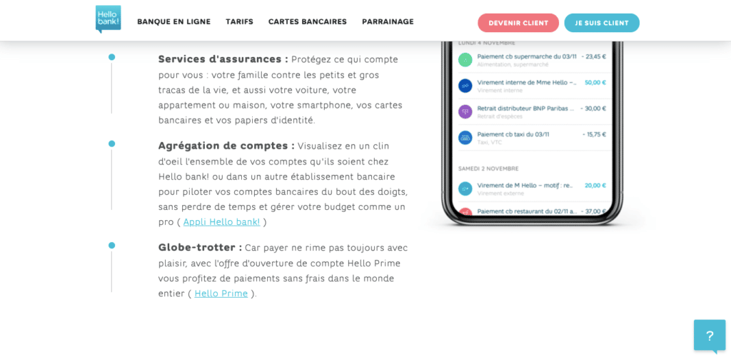 Hello Prime avantages à l'étranger