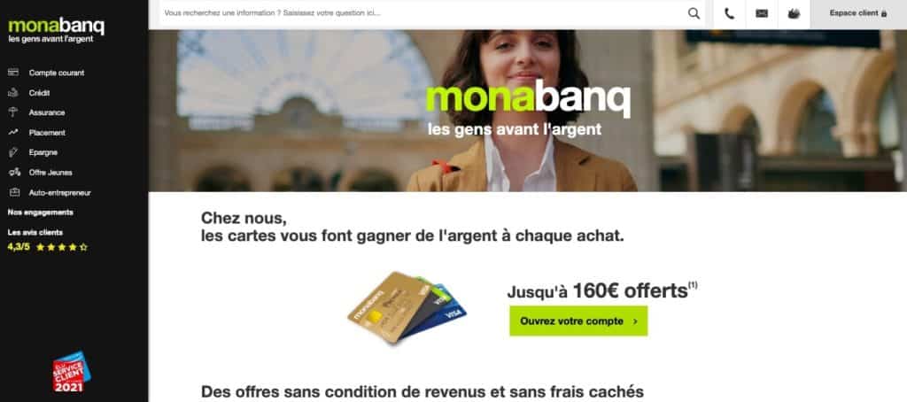 Gagner de l'argent à l'ouverture d'un compte monabanq