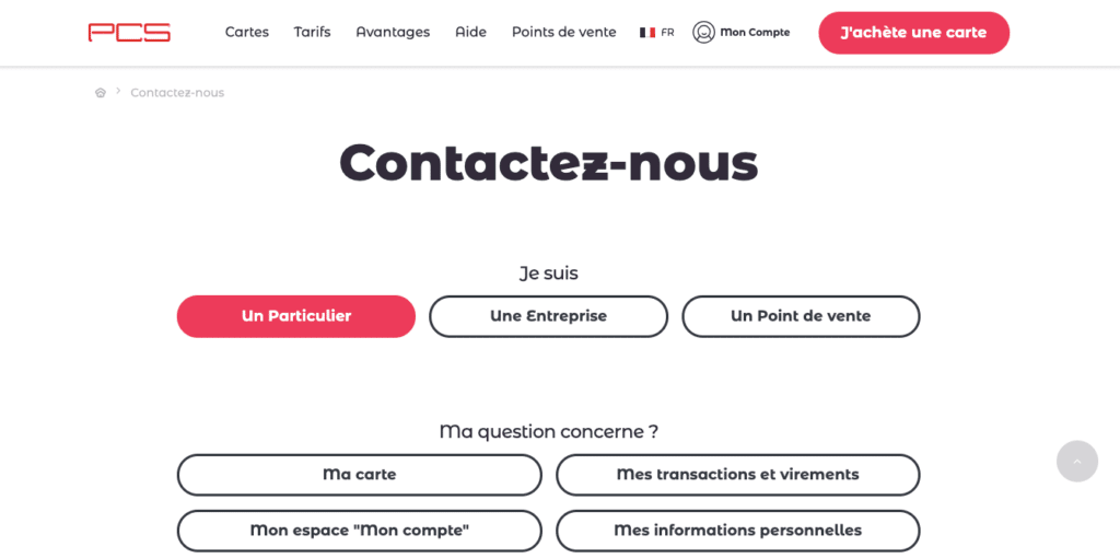 Quel avis PCS sur le service client ?