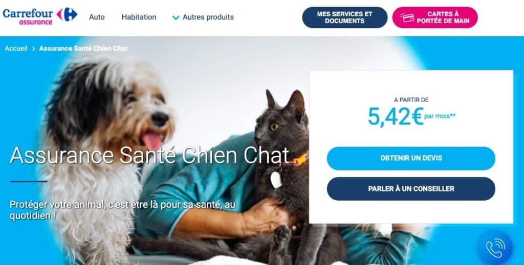 Assurance pour animaux pas cher
