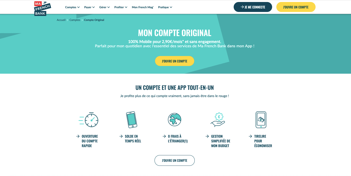 Ouvrir un compte ma french bank conditions