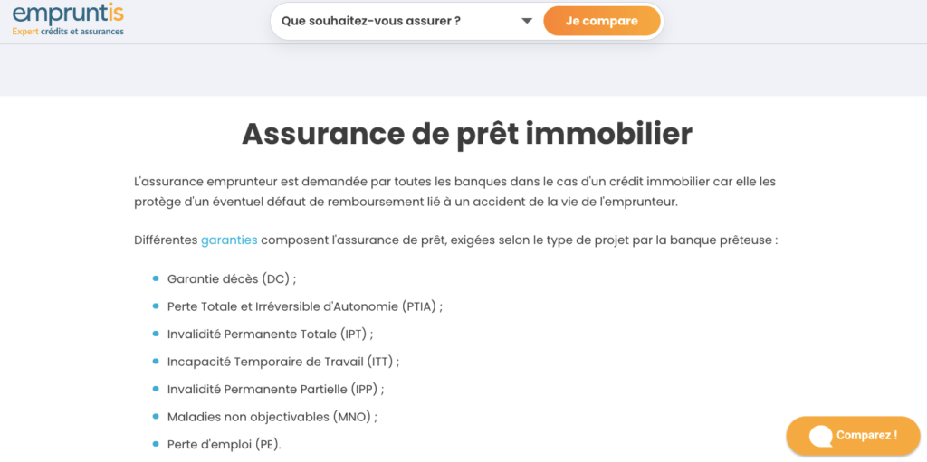Délégation assurance emprunteur