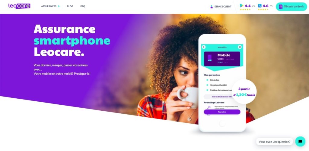 Avis Leocare assurance smartphone