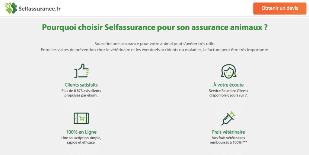 Assurance animale pas cher