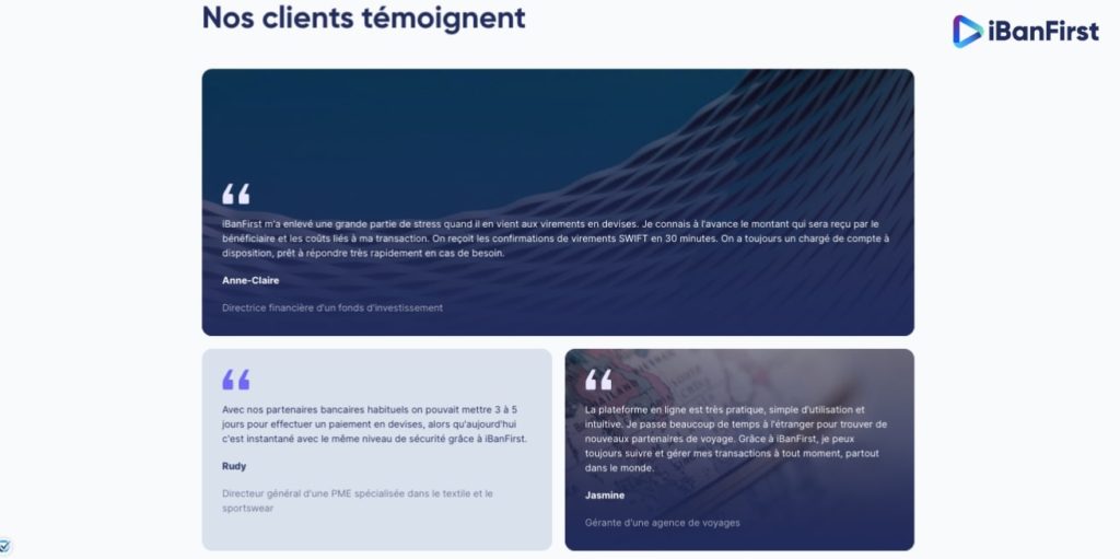 Avis clients ibanfirst