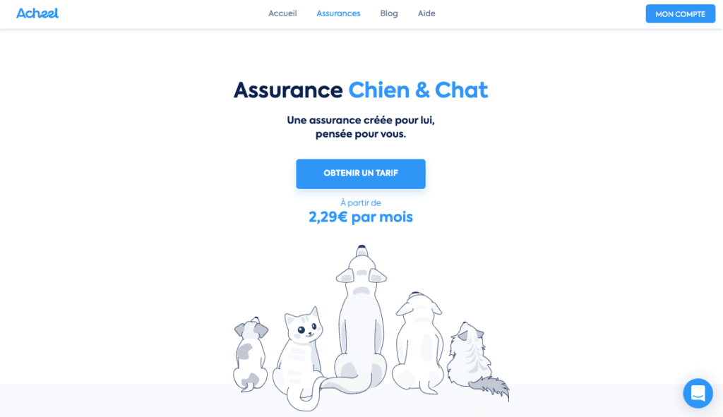 Choisir assurance pour animaux pas cher
