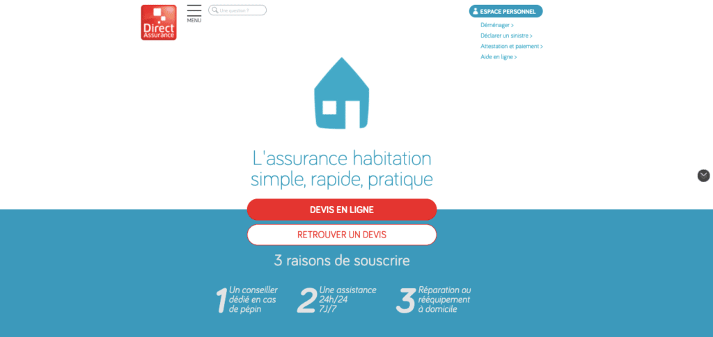 Meilleure assurance habitation en cas d'un sinistre