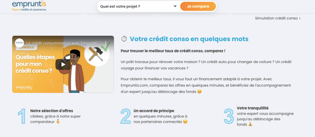 Empruntis avis comparateur
