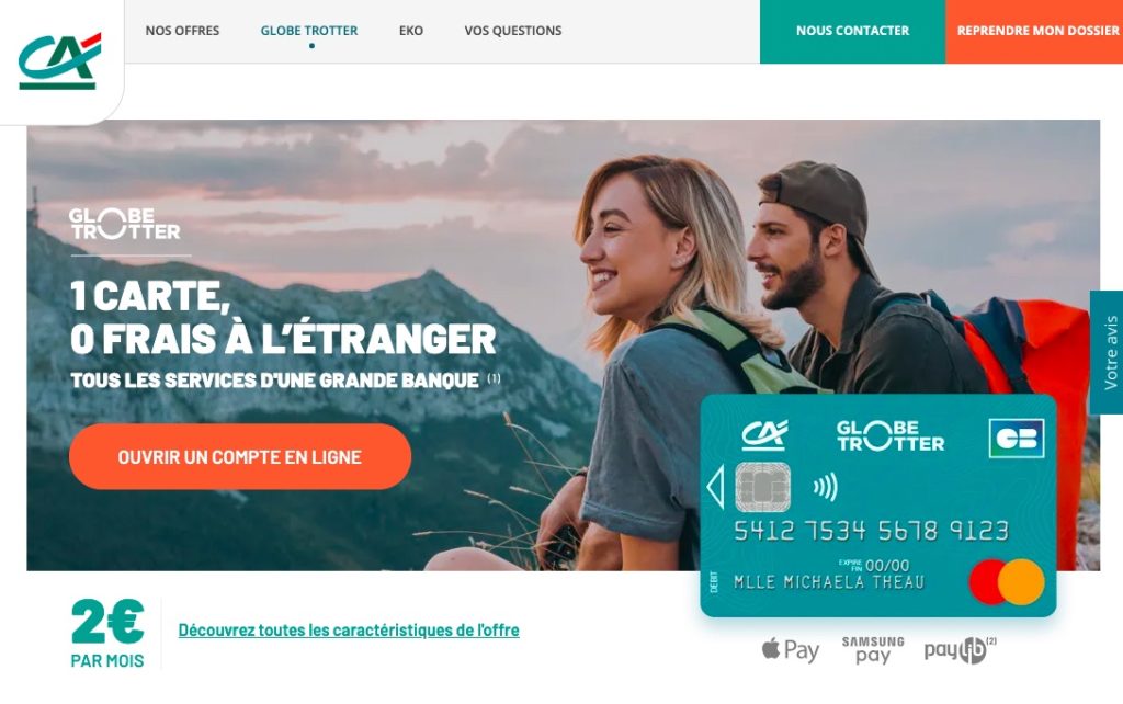 Carte pour les jeunes Globe Trotter