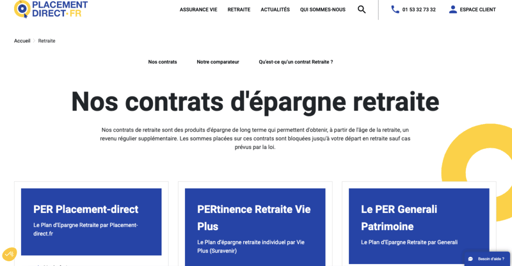 Meilleur PER Placement Direct