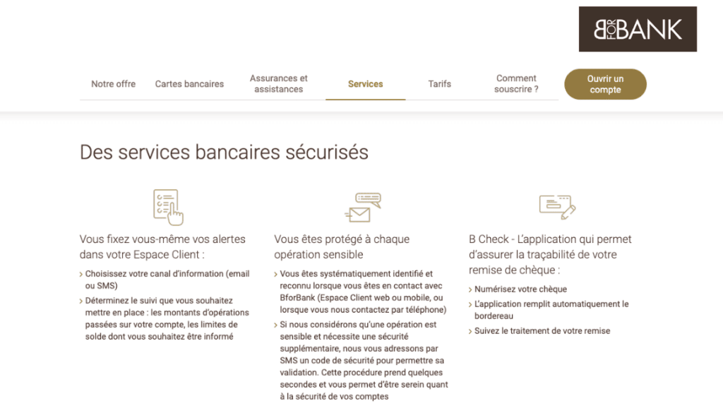 Avis App mobile BforBank :securité