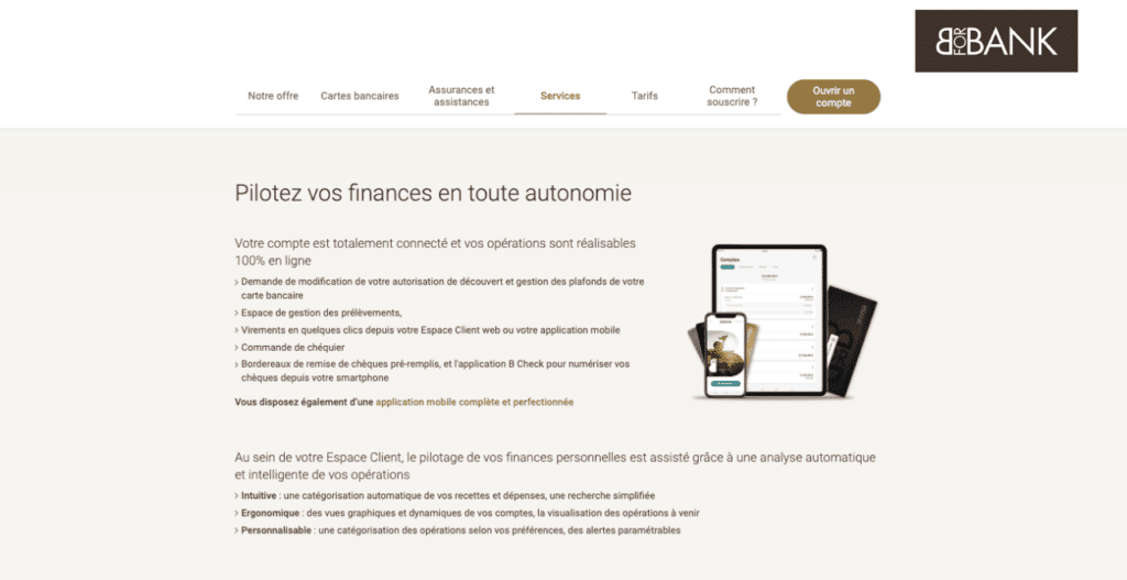 Avis bforbank appli mobile services