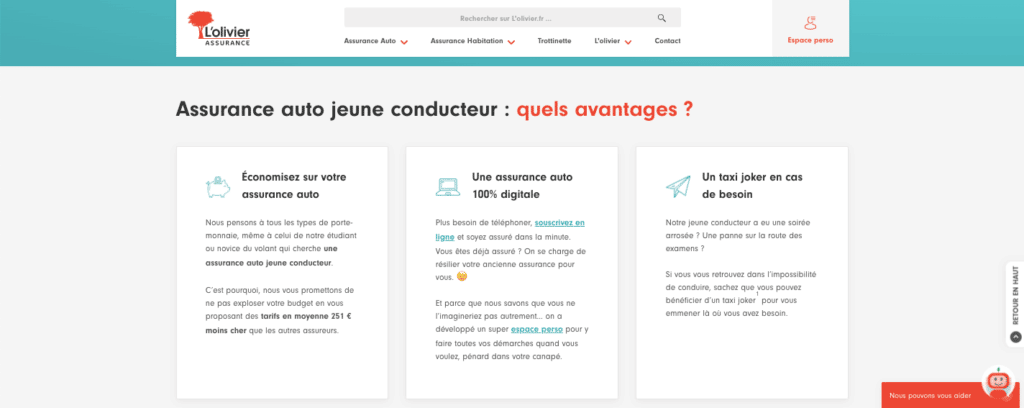 L'olivier assurance avis assurance jeune conducteur