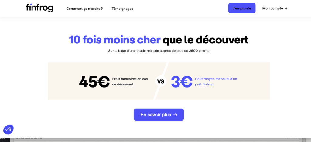 App mobile de prêt d'argent