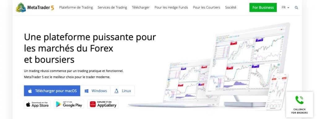 ProRealTime ou MetaTrader 5 