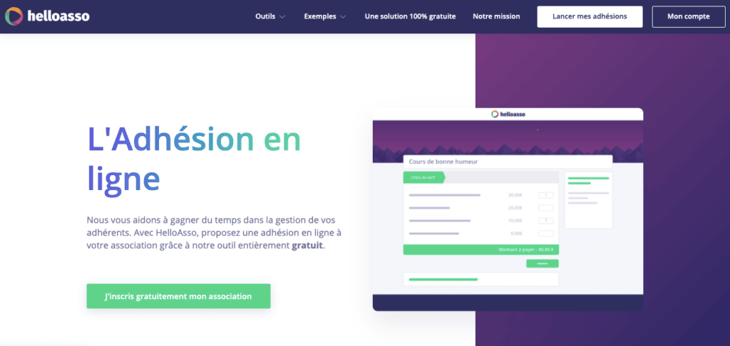 HelloAsso code promo