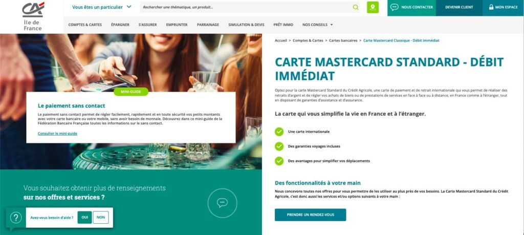 Crédit Agricole avis CB Classic