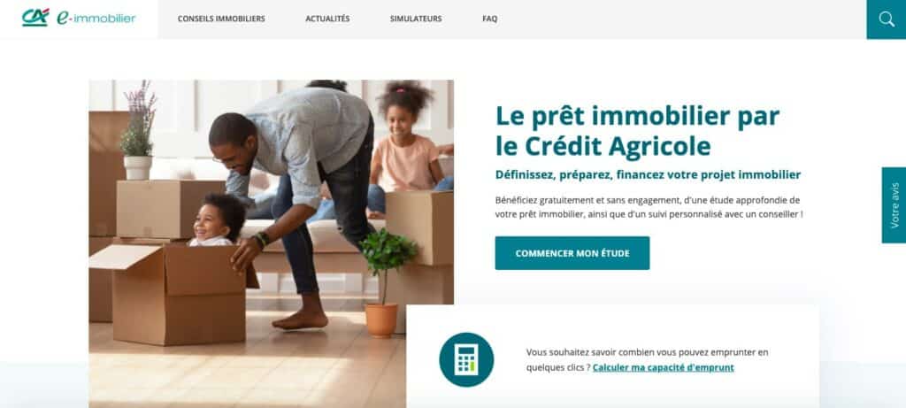 Crédit Agricole avis prêt immobilier