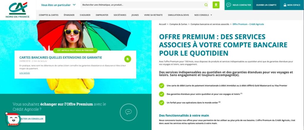 Credit agricole avis formules de compte