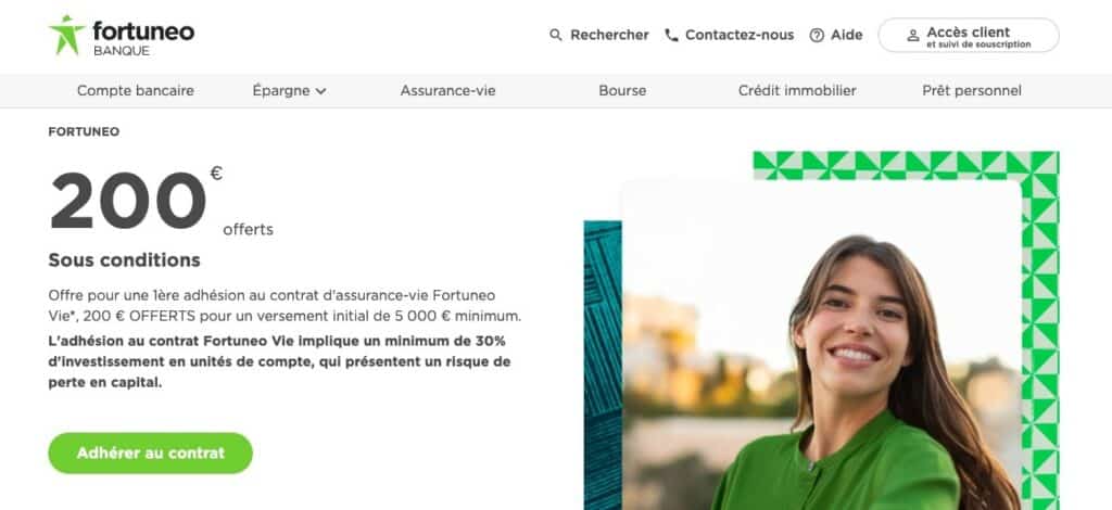 Code promo Fortuneo assurance vie