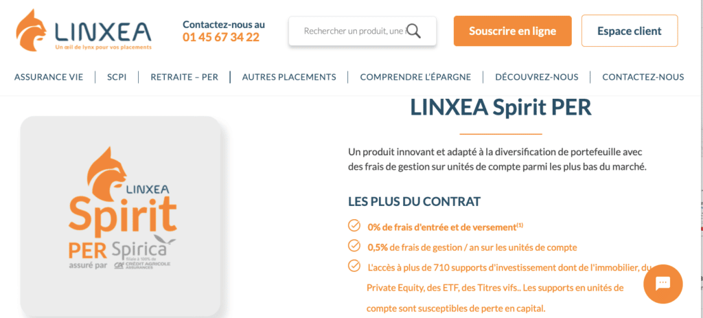 Meilleur PER Linxea