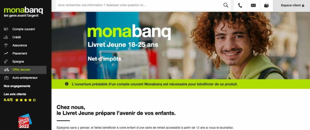 Banque étudiant pour épargner