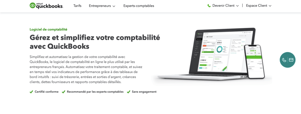 Quickbooks avis comptabilité