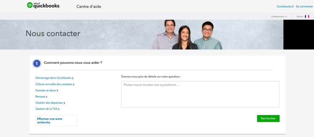 Quickbooks avis support technique