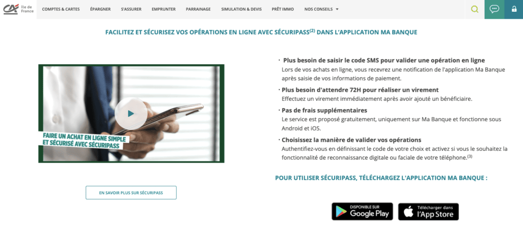 Crédit Agricole avis application mobile