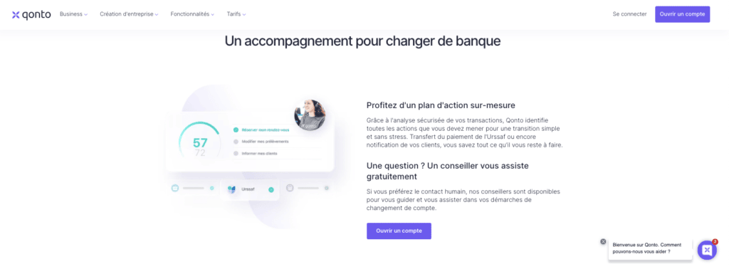 Changer de compte pro rapidement